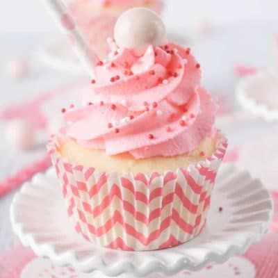 Strawberry Milkshake Cupcake
